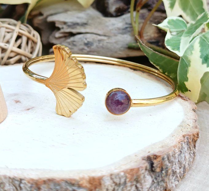 Ensemble feuille de ginkgo 