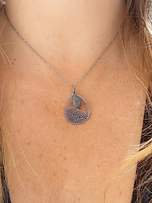 Goutte de labradorite