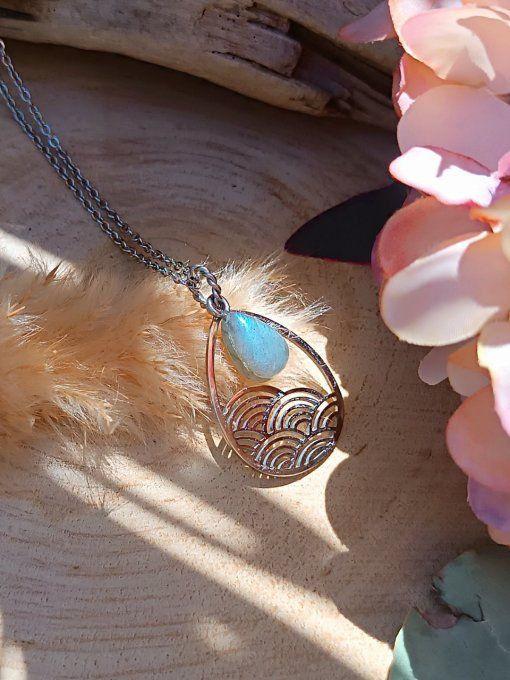 Goutte de labradorite