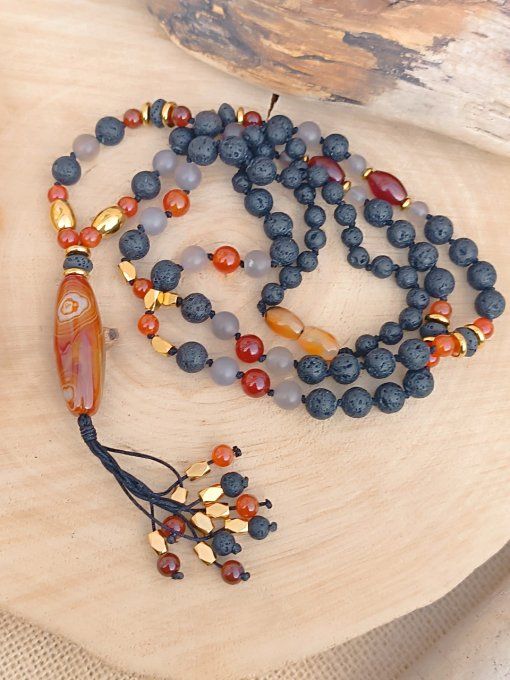 Sautoir agate