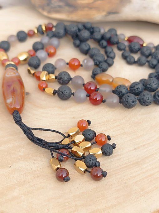 Sautoir agate