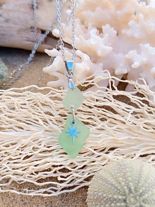 Colliers sea glass